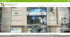 Desktop Screenshot of farmaciasaludnatural.com