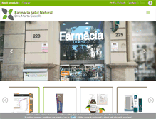 Tablet Screenshot of farmaciasaludnatural.com